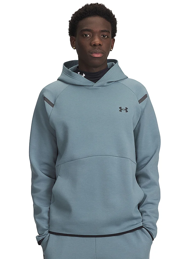 UNDER ARMOUR Herren Hoodie UA Unstoppable Fleece petrol | S — Bild 3